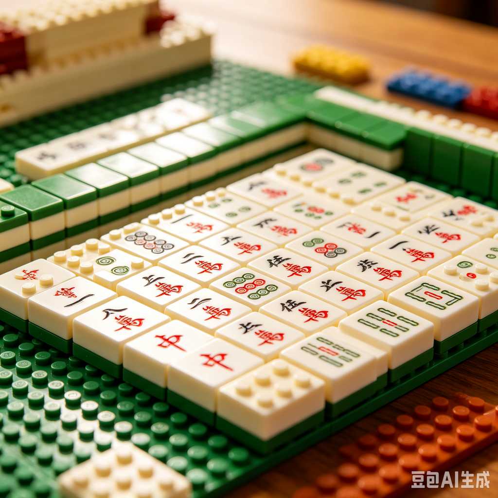 pink crystal mahjong set