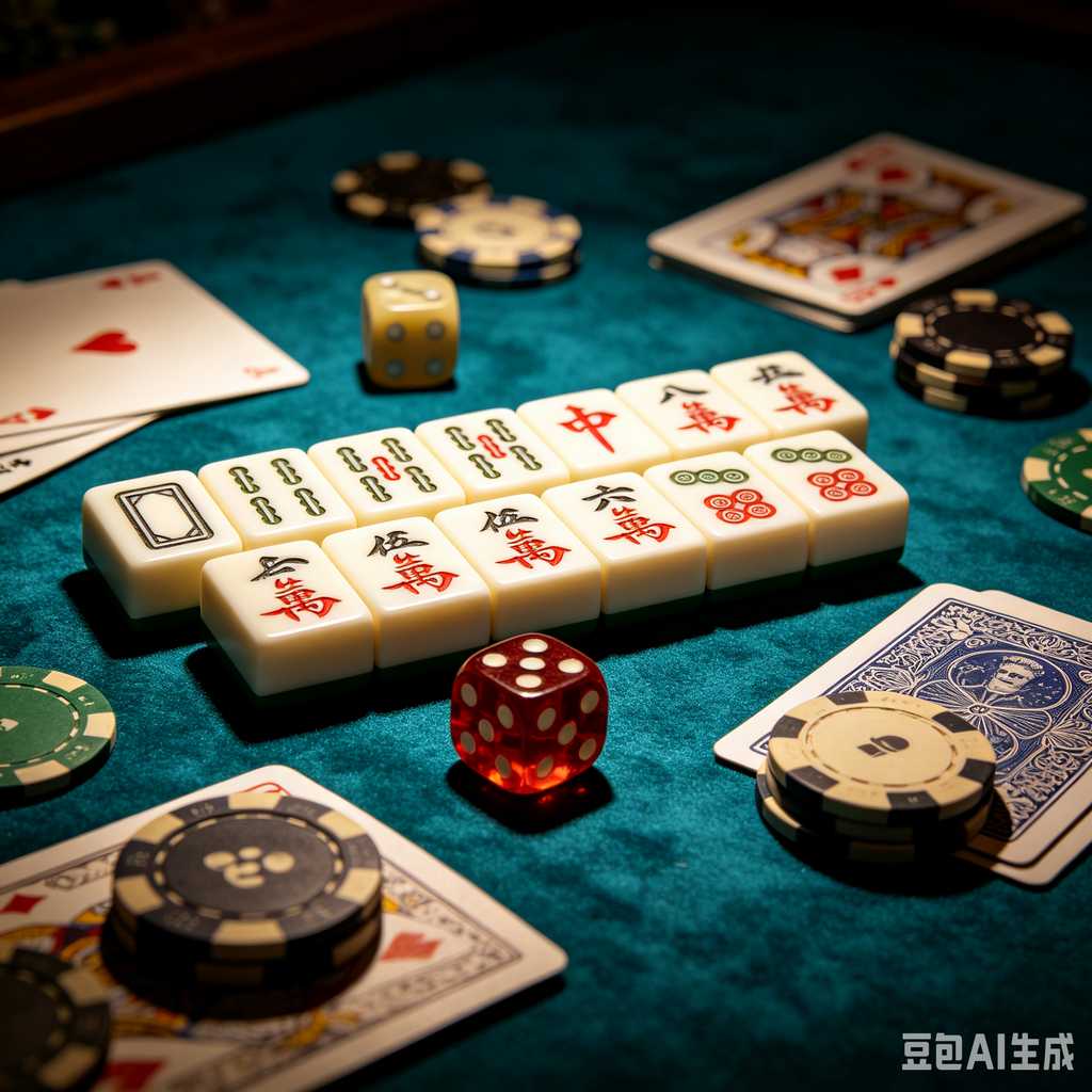 modern color mahjong tiles