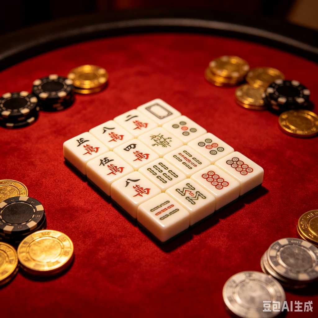 mini mahjong tiles keychain